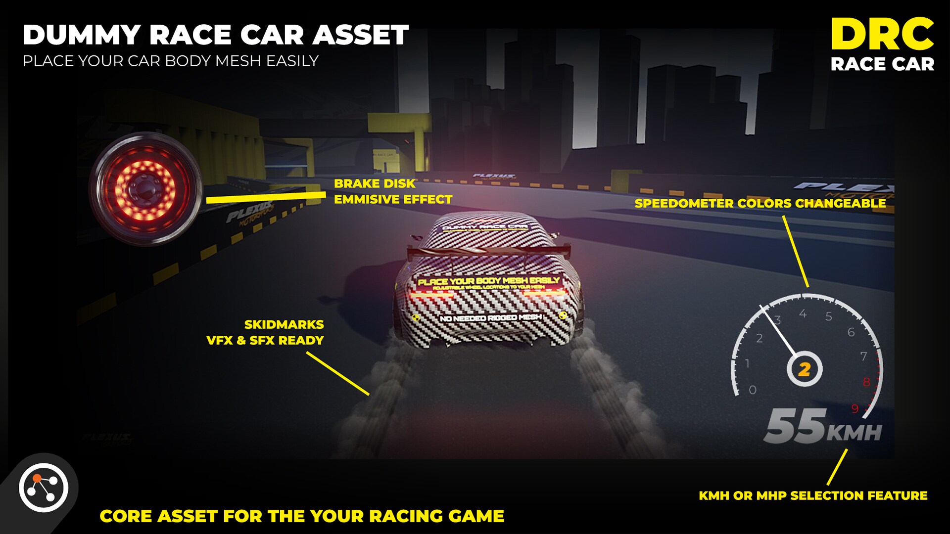 DUMMY RACE CAR ( FULL READY ) in Blueprints UE Marketplace